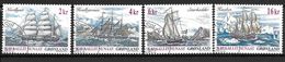 Groënland 2002 N° 360-363 Bateaux Voiliers Oblitérés - Used Stamps