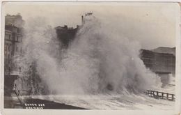 CARTE PHOTO,ROYAUME-UNI,ANGLETERRE,ENGLAND,united Kingdom,SUSSEX,HASTINGS,VAGUE,rough Sea,inondation - Hastings