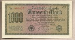 Germania - Banconota Non Circolata FdS Da 1000 Marchi P-76g/2 - 1922 - 1.000 Mark