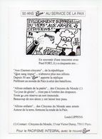 50 Ans D'Elan Au Service De La Paix, Illustration De Escaro (18-997) - Humorísticas