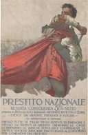 WWI - 1918- Cartolina  " Prestito Nazionale / Rendita Consolidata 5 % Netto " - Egeo (Scarpanto)