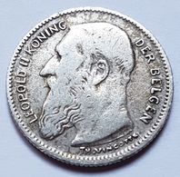 PIECE BELGIQUE - BELGIQUE - LEOPOLD II - KM #60 - 50 CENTIMES - 1909 - TYPE VINCOTTE LEGENDE NEERLANDAISE - ARGENT 835% - 50 Cent