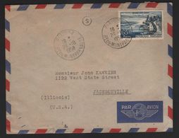 France Cover 1958 To USA - 1927-1959 Briefe & Dokumente
