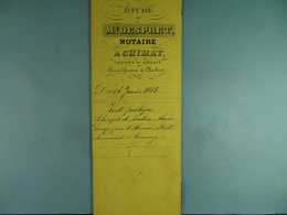 Acte Notarié 1885 Vente Publique à La Requête De Mde Lange épse Strat De Tournay à Coulonval De Baileux /010/ - Manuscripts