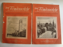 DER FREMDENVERKEHR. HEFT 21/22 1951 + 5/6 1952. - Reizen En Ontspanning