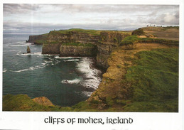 Les Falaises De Moher (Cliffs Of Moher),site Naturel Le Plus Visité Du Pays, Carte Postale Adressée ANDORRA - Clare