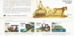 TIMBRES - STAMPS - PORTUGAL (MADÈRE/MADEIRA) -1985 -2er Gr.- TRANSPORTS TYPIQUES - TYPICAL TRANSPORT - CARNET - BOOKLET - Libretti