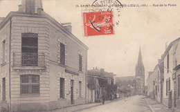 44. SAINT PHILBERT DE GRAND LIEU. CPA. RUE DE LA POSTE. ANNEE 1912 + TEXTE - Saint-Philbert-de-Grand-Lieu