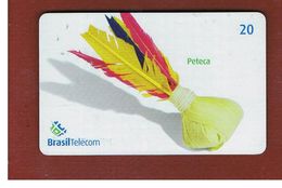 BRASILE ( BRAZIL) - BRASILTELECOM   - 2004 PETECA GAME    - USED - RIF.10482 - Brasilien