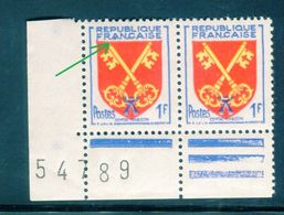 France - N° 1047 ,1 Exemplaire Lettre A Tronquée Tenant à 1 Normal , Neufs Luxes - Ref V493 - Unused Stamps