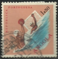 Angola 1962 Sports Issue Common Design CD48 Water Polo Canc - Water Polo
