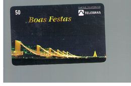 BRASILE ( BRAZIL) - TELEBRAS   -  1994 BRASILIA, HAPPY HOLIDAYS   - USED - RIF.10483 - Brasilien