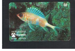BRASILE ( BRAZIL) - TELEBRAS   -   1995  FISHES: HELOCENTRUS ASCENCIONIS  - USED - RIF.10494 - Fische