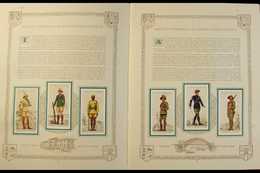 UNIFORMS CIGARETTE CARDS 1938 Player's Military Uniforms Of The British Empire Overseas Printed Album With Complete Set, - Sin Clasificación