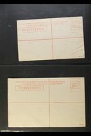 NEW SOUTH WALES POSTAL STATIONERY 1880-1898 Fine Unused All Different Collection Of REGISTERED ENVELOPES. Strongly Repre - Autres & Non Classés