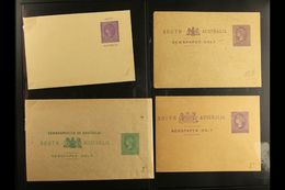 SOUTH AUSTRALIA POSTAL STATIONERY 1880's-1900's All Different Unused Collection Of Postal Cards Inc Illustrated Items, R - Andere & Zonder Classificatie