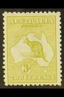 1913 3d Yellow- Olive Die I, SG 5c, Fine Mint For More Images, Please Visit Http://www.sandafayre.com/itemdetails.aspx?s - Andere & Zonder Classificatie