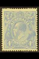 1918-23 4d Ultramarine, "FOUR PENCE" In Thinner Letters, SG 65a, Mint With Small Hinge Thin. For More Images, Please Vis - Otros & Sin Clasificación