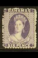 1863-77 6d Deep Violet, Wmk Crown CC, Perf.12½, SG 31, Fine, Never Hinged Mint, BP Basel Certificate Accompanies. For Mo - Andere & Zonder Classificatie