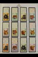 1955-1987 NEVER HINGED MINT COLLECTION In Hingeless Mounts On Leaves, All Different Chiefly Complete Sets & Mini-sheets, - Bhutan