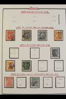 1869-1951 MOSTLY USED COLLECTION On Leaves, ALL DIFFERENT, Fine & Fresh Condition. (275+ Stamps & 2 M/S's) For More Imag - Bolivien