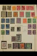 LOCAL PRIVATE AIR COMPANIES 1927-1934 Attractive Mint & Used Collection On Leaves, Includes CONDOR 1927 Set Used, Plus M - Autres & Non Classés