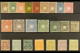 1890-1901 MINT SELECTION On Stock Card With 1890-95 "Light & Liberty" Range With Most Values To 5r & 1896-1901 CA Wmk Ra - British East Africa