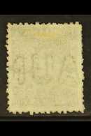 1862-5 1c Black, Thin Paper, Perf.12½ With "AUN" Part Of Paper Maker's Watermark, SG 51, Unused, No Gum. For More Images - Guyane Britannique (...-1966)