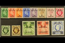 ERITREA 1950 "B. A. ERITREA" Complete Set, SG E13/25, Very Fine Mint, Most (including Top Three Values) Never Hinged. (1 - Italian Eastern Africa