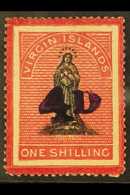 1888 4d On 1s Black & Rose-carmine Toned Paper Surcharge, SG 42, Mint, Fresh Colour. For More Images, Please Visit Http: - Iles Vièrges Britanniques