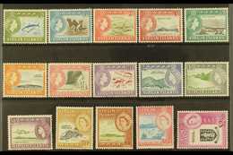 1964-68 Pictorials Complete Set, SG 178/92, Very Fine Never Hinged Mint, Fresh. (15 Stamps) For More Images, Please Visi - Britse Maagdeneilanden