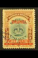 1906 50c On 16c Green & Brown Overprint, SG 21, Fine Cds Used. For More Images, Please Visit Http://www.sandafayre.com/i - Brunei (...-1984)