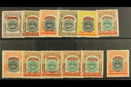 1906 Complete Overprints Set, SG 11/22, Mainly Fine Mint, The 2c On 3c With Couple Of Short Perfs. (12) For More Images, - Brunei (...-1984)