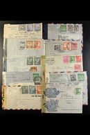 1942-1945 CENSORED COVERS. An Interesting Collection Of Commercial Censor Covers Mostly Addressed To USA, Inc Many With  - Chili