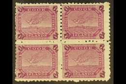 1902 6d Purple Tern, SG 34, Very Fine Mint Block Of Four.  For More Images, Please Visit Http://www.sandafayre.com/itemd - Cookeilanden