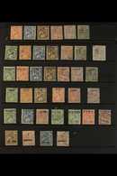 1895-1965 COLLECTION On Stock Pages, Mostly All Different Mint & Used Stamps, Includes 1895 Set, Various 1900's Overprin - Äthiopien