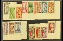 LEBANON 1926 Refugees Overprints Postage & Air Complete Set (Yvert 63/74 & 17/20, SG 79/94), Fine Never Hinged Mint Corn - Autres & Non Classés