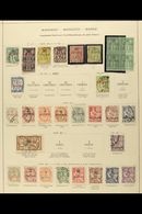 MOROCCO 1891 To 1927 Mint & Used Collection On Album Pages, Highlights Include The 1891 Basic Set To 1p On 1f Olive Used - Andere & Zonder Classificatie