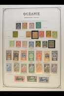 OCEANIA 1892-1956 COMPREHENSIVE FINE MINT COLLECTION On Pages, All Different, Highly COMPLETE For The Period, Inc 1892 T - Andere & Zonder Classificatie