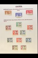 1937-1949 COMPLETE SUPERB MINT COLLECTION On Leaves, All Different, Inc 1938-46 Elephant Set, 1948 Wedding Set Etc. Love - Gambie (...-1964)