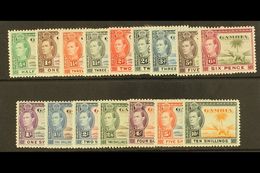 1938 Geo VI Pictorial Set Complete, SG 150/61, Very Fine And Fresh Mint. (16 Stamps) For More Images, Please Visit Http: - Gambie (...-1964)