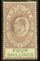 1903 4s Dull Purple & Green, SG 53, Very Fine Mint For More Images, Please Visit Http://www.sandafayre.com/itemdetails.a - Gibraltar