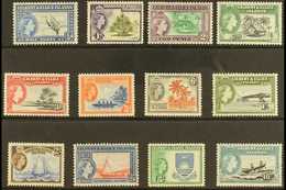 1956-62 Definitive Set, SG 64/75, Never Hinged Mint (12 Stamps) For More Images, Please Visit Http://www.sandafayre.com/ - Îles Gilbert Et Ellice (...-1979)