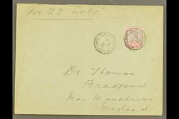 1901 (2 Dec) Cover Addressed To England, Endorsed "Per S.S. Soho", Bearing 1d QV Stamp Tied By "Cape Coast" Cds, Plus An - Goudkust (...-1957)