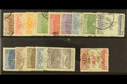 1913-15 Victory Stamp Set To 10d, SG 252A/266A, Mi 174/188, Fine Cds Used, 10d Expertised. (15) For More Images, Please  - Otros & Sin Clasificación