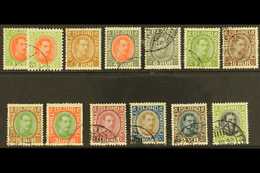 1931-4 Christian X Redrawn Set Complete, SG 182/194, Very Fine Used. (13 Stamps) For More Images, Please Visit Http://ww - Altri & Non Classificati
