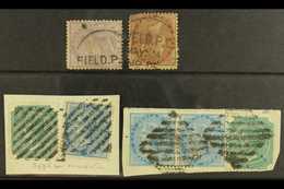 1878-1880 AFGHAN WAR POSTMARK GROUP A Selection Of Cancels On QV Issues Bearing Second Afghan War Cancels. Includes Two  - Autres & Non Classés