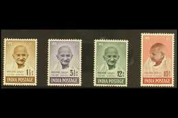1948 First Anniversary Of Independence "Gandhi" Set, SG 305/08, Very Fine, Lightly Hinged Mint (4 Stamps) For More Image - Sonstige & Ohne Zuordnung