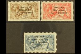 1922 Dollard Seahorses Set, SG 17/21, Fine Mint, The 5s On Pseudo-laid Paper. (3) For More Images, Please Visit Http://w - Sonstige & Ohne Zuordnung