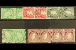 1934 COIL JOINS Vertical Pairs Of ½d, 1d And 2d, Horizontal ¦d Pair, 1½d Strip Of Four, Fine Mint. (5 Items) For More Im - Autres & Non Classés